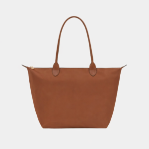 오리지널 L 숄더백 코냑 - 재활용 캔버스