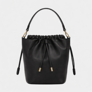 버킷 백 블랙 - 가죽